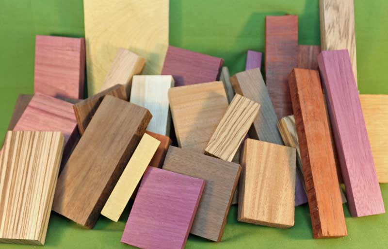 Exotic Hardwood For Crafts Wood Craft Pack Exotic Orted Sizes Types A Great Value 917
