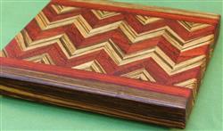 Padauk & Zebrawood Cutting Board