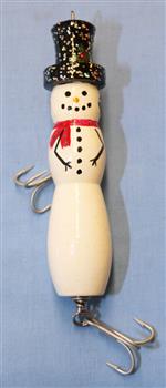 Fishing Lure - 5 1/2"  - Frosty The Snowman Har...