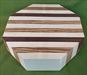 Bowl #534 - Maple, Zabrawood & Black Walnut Striped Bowl Blank ~ 11 1/2 x 3 ~ $84.99