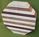 Bowl #534 - Maple, Zabrawood & Black Walnut Striped Bowl Blank ~ 11 1/2 x 3 ~ $84.99