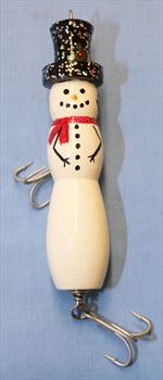 Fishing Lure - 5 1/2"  - Frosty The Snowman Hardwood Lure - Only $24.99 - Lure #250